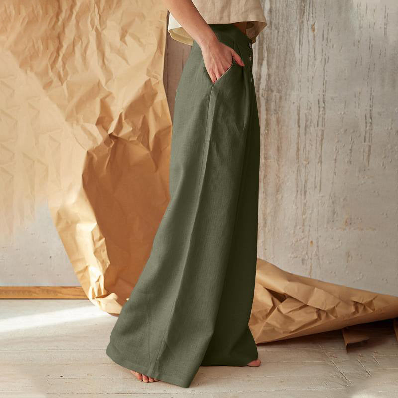 Linen Baggy pants