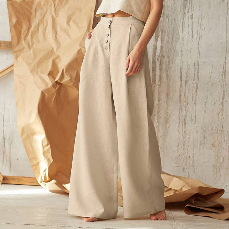 Linen Baggy pants