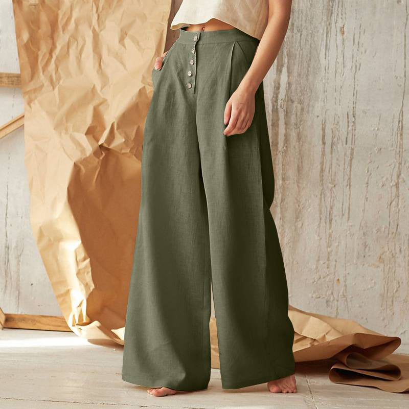 Linen Baggy pants