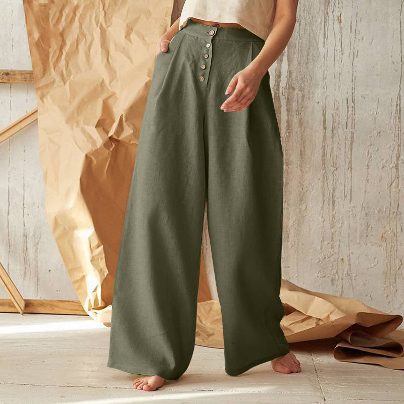 Linen Baggy pants