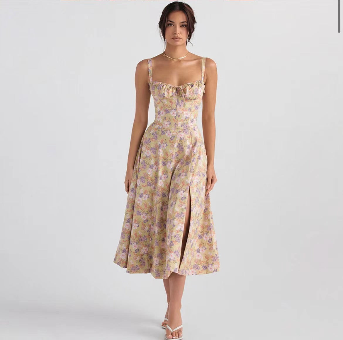 Maxi Floral Slip Dress