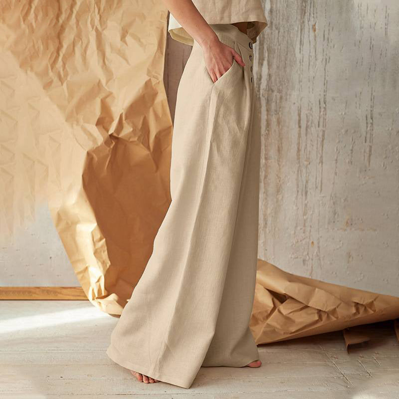 Linen Baggy pants