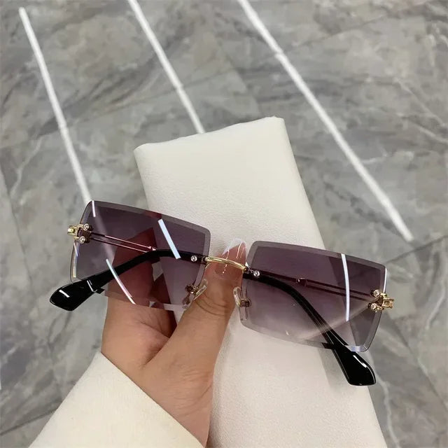 Rimless Retro Shades