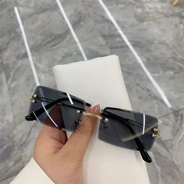 Rimless Retro Shades