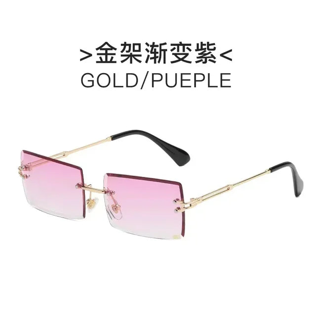 Rimless Retro Shades