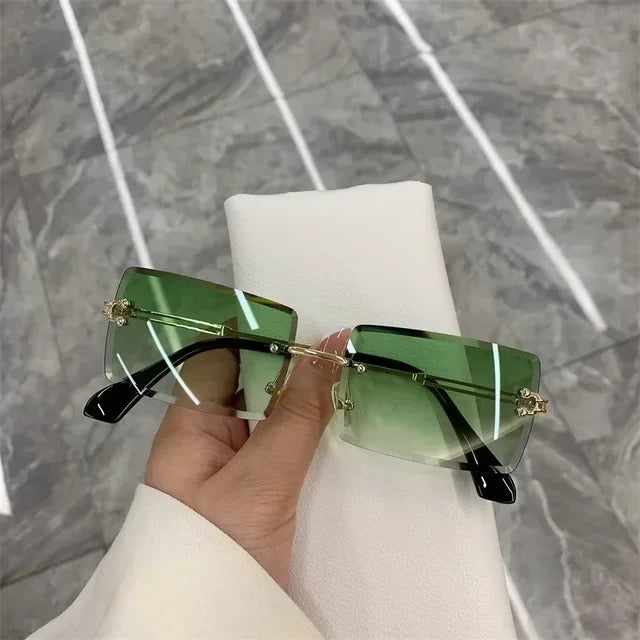 Rimless Retro Shades