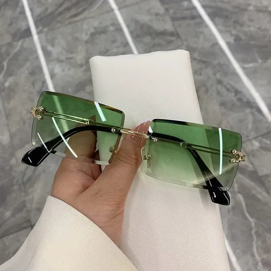 Rimless Retro Shades