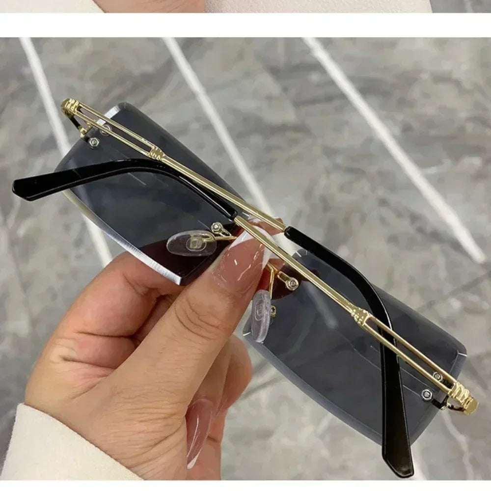 Rimless Retro Shades