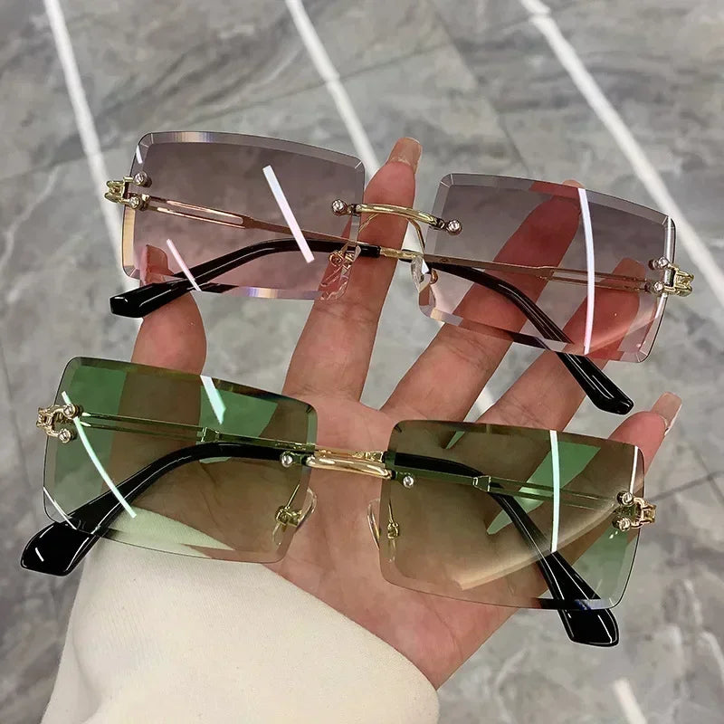 Rimless Retro Shades