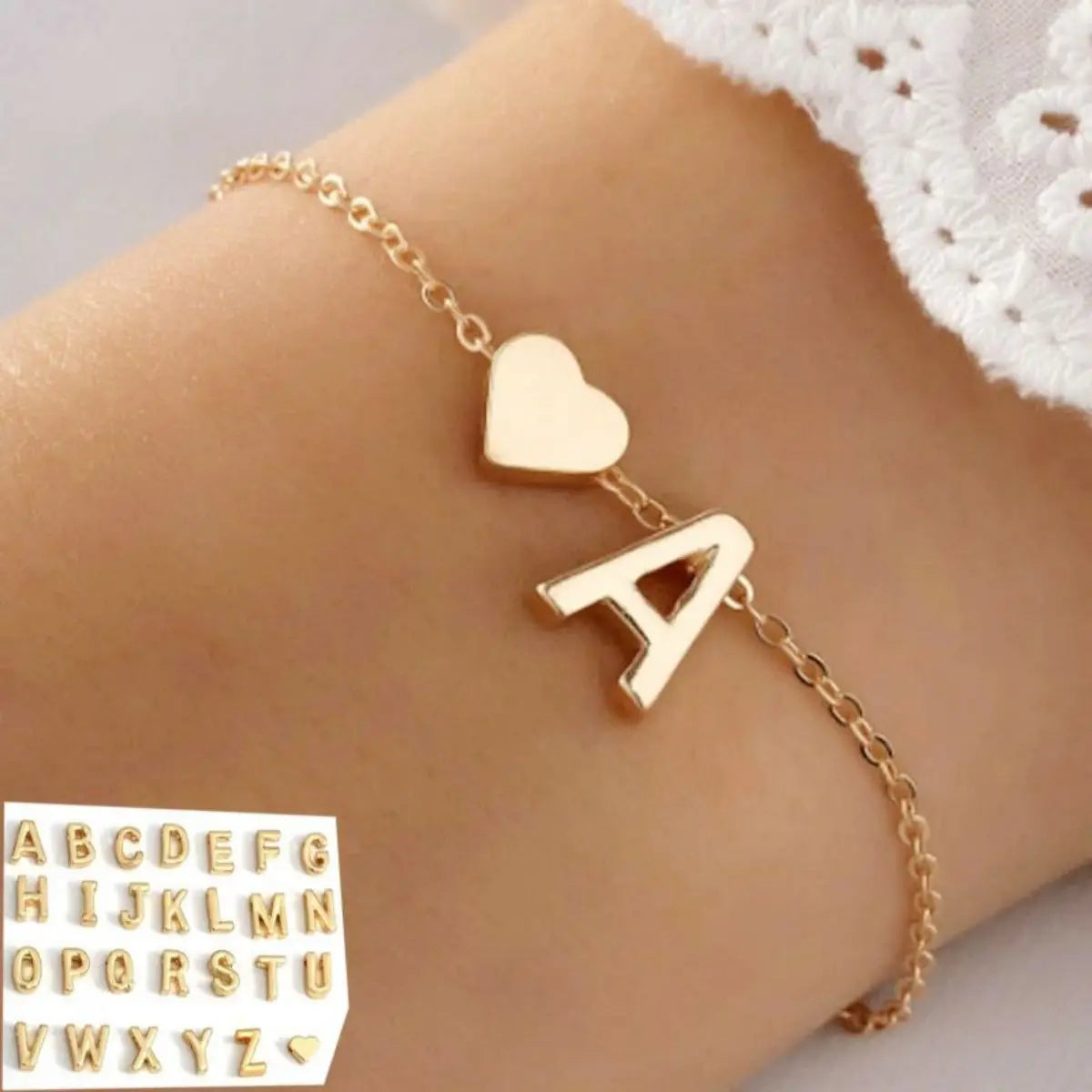 26 Letters English Letter Braclet