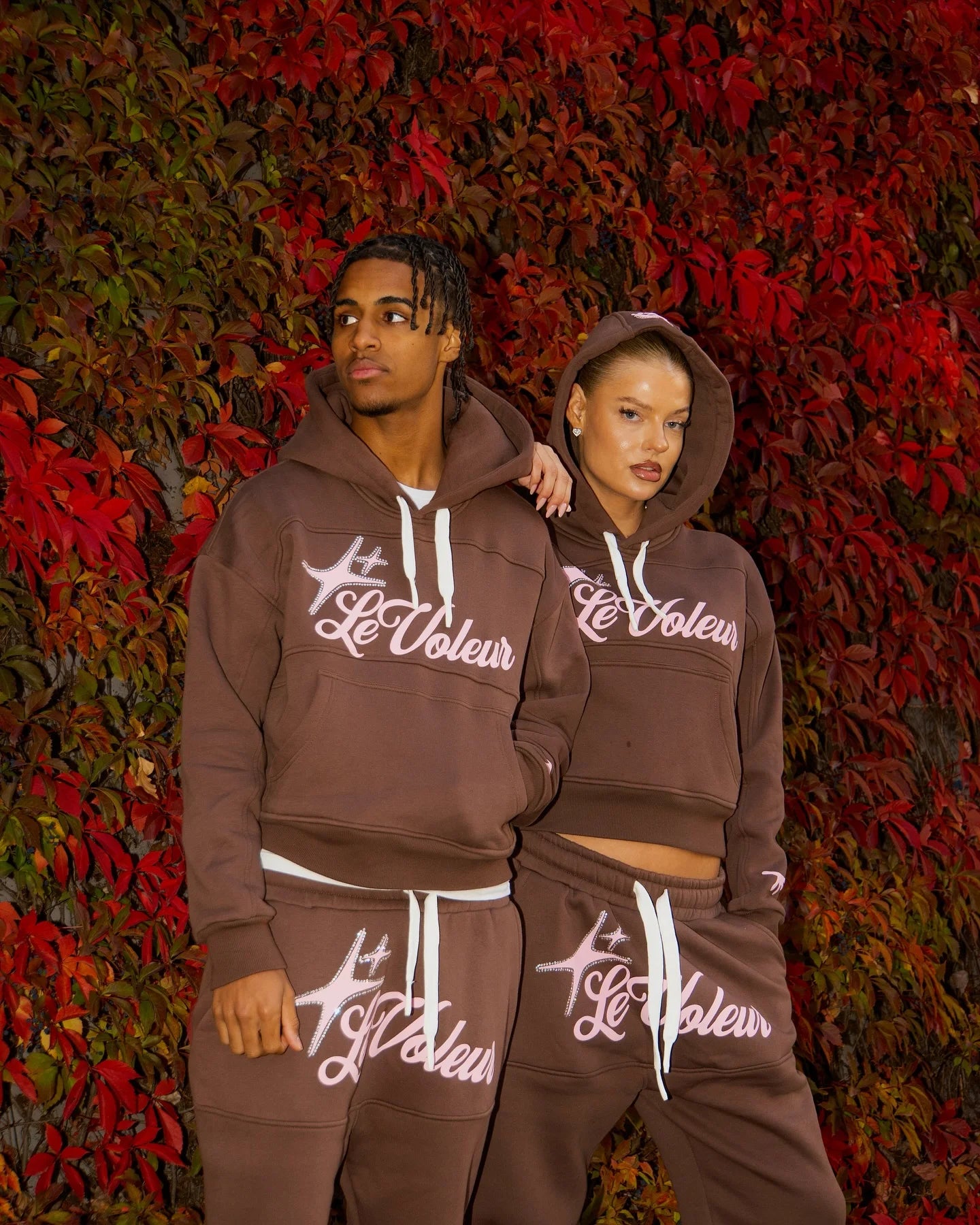 LeVoleur Y2k HighHoodies Tracksuit