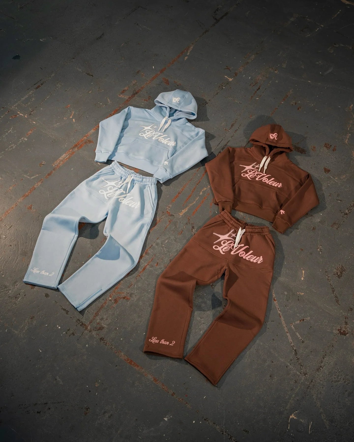 LeVoleur Y2k HighHoodies Tracksuit